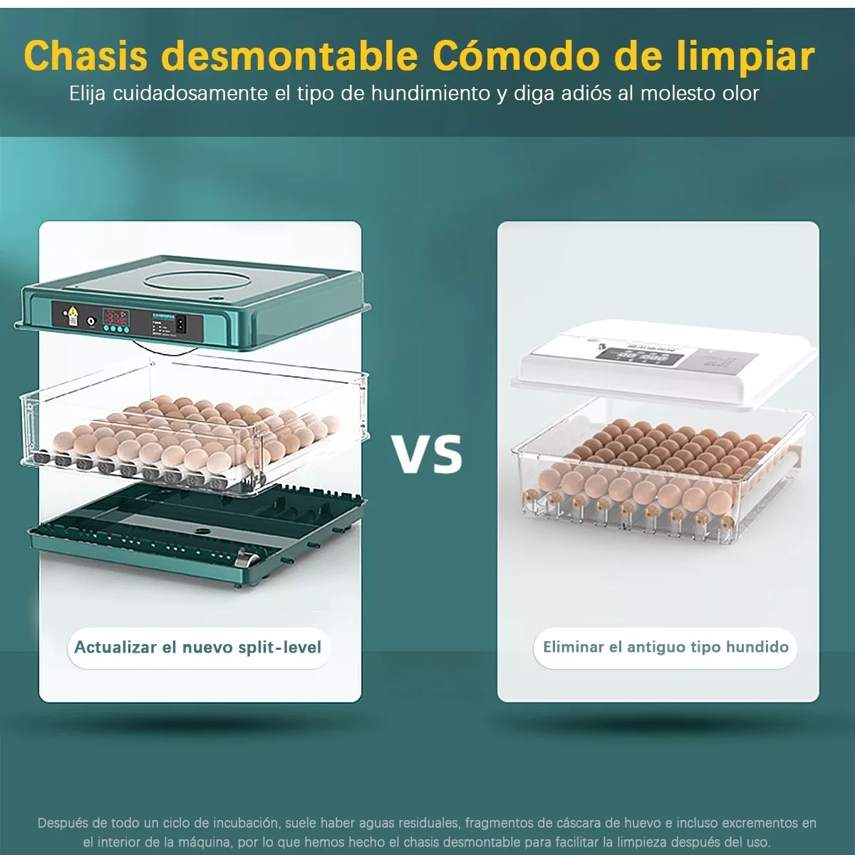 Incubadora Automática De Aves Corral P/ 38 Huevos Y Aves