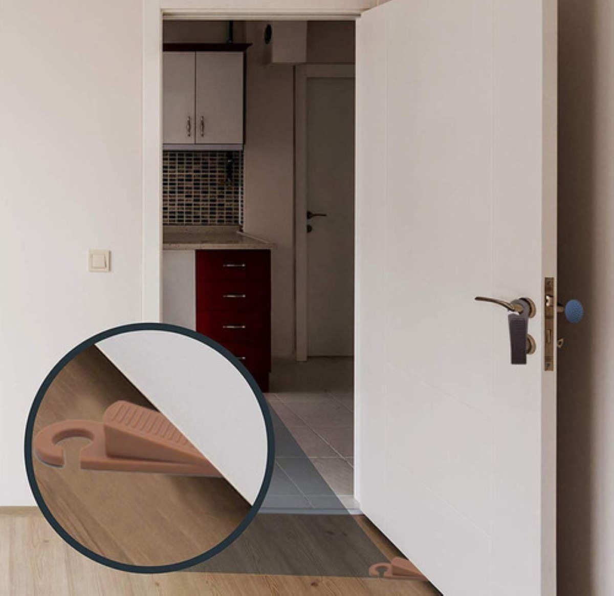 4pzs Tope Para Puerta Cuña Detener Puertas Caucho Rubber