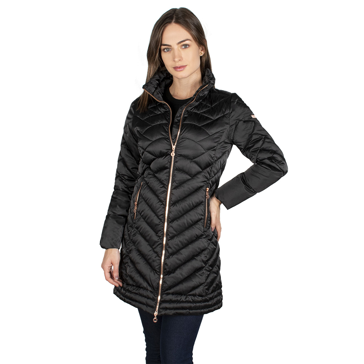 Chamarra Lifestyle Greenlander Capitonada Larga Mujer