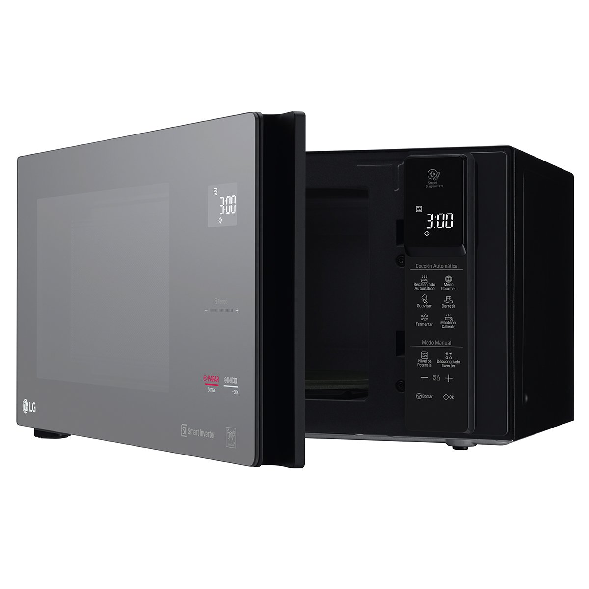 Horno Microondas 1200W 6 Progr NeoChef Negro MS1596DIR LG