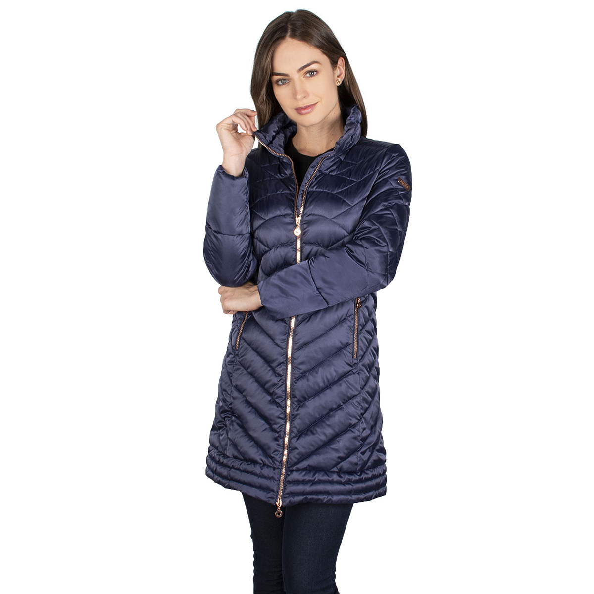 Chamarra Lifestyle Greenlander Capitonada Larga Mujer