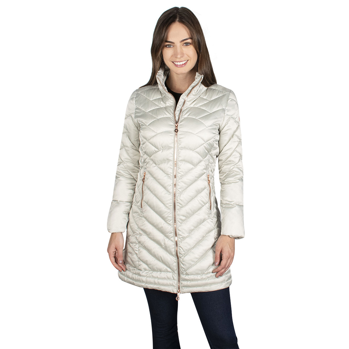 Chamarra Lifestyle Greenlander Capitonada Larga Mujer