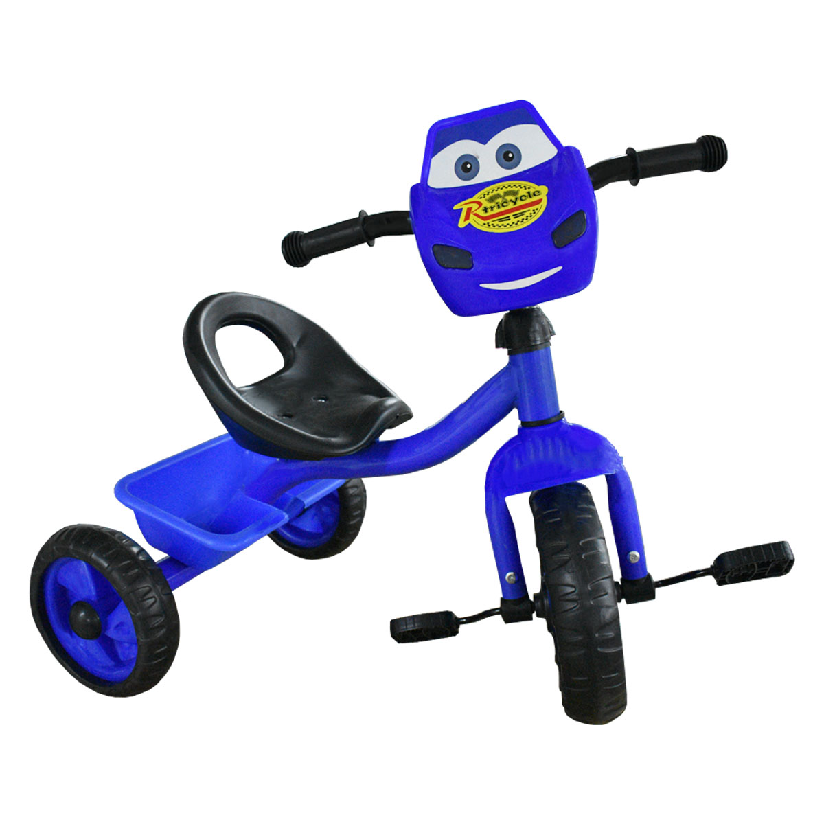 Triciclo para niños con Canastilla Rayo Mc Queen Azul