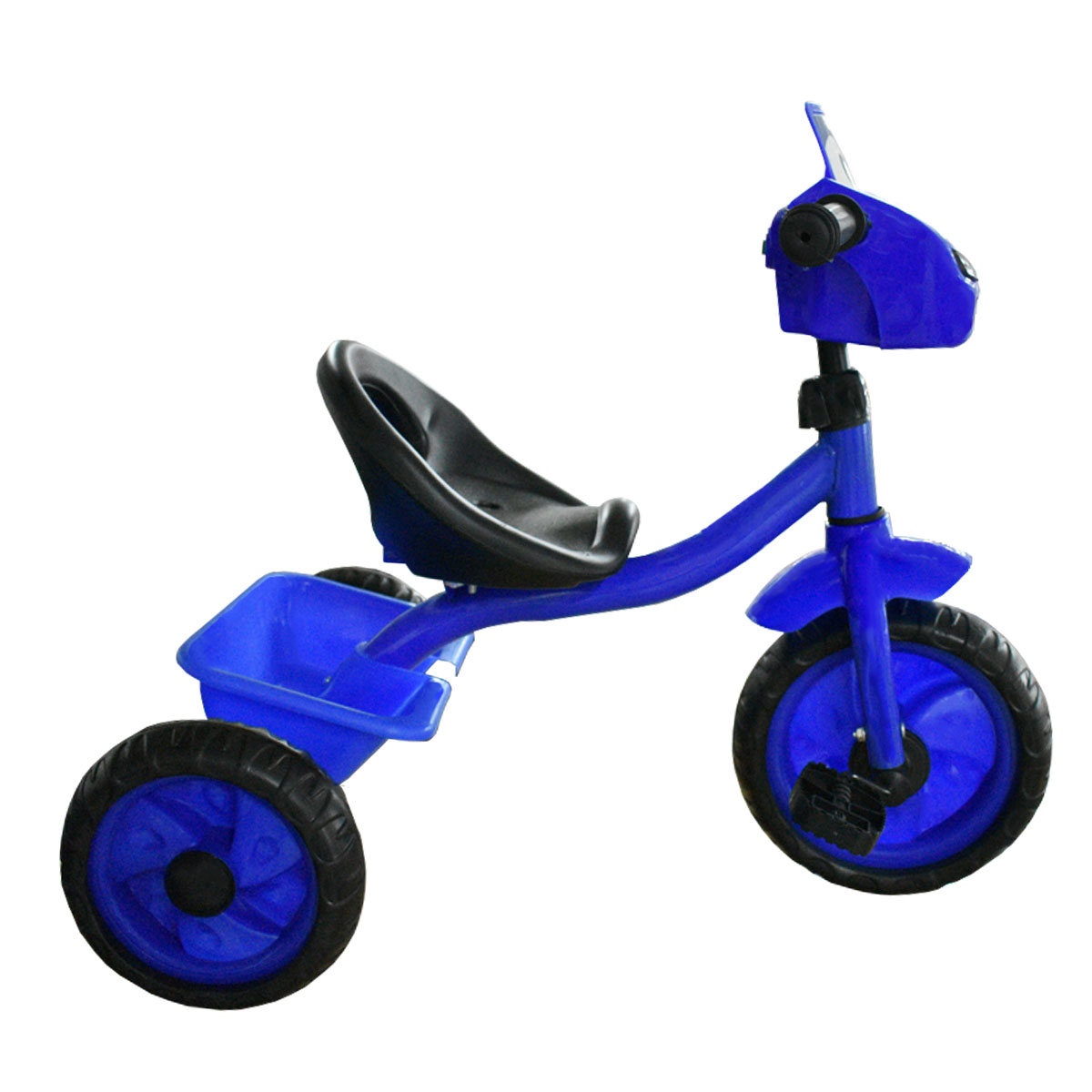 Triciclo para niños con Canastilla Rayo Mc Queen Azul