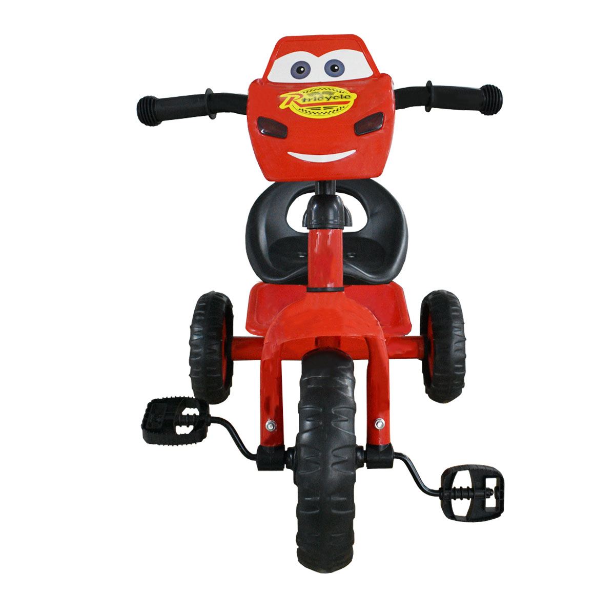 Triciclo para niños con Canastilla Rayo Mc Queen Rojo