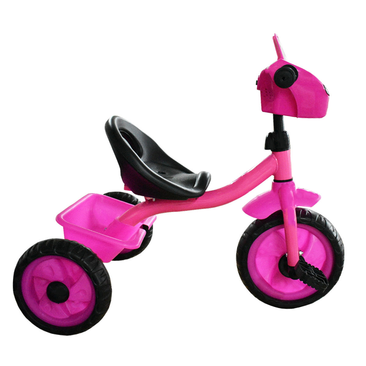 Triciclo para niños con Canastilla Rayo Mc Queen Rosa