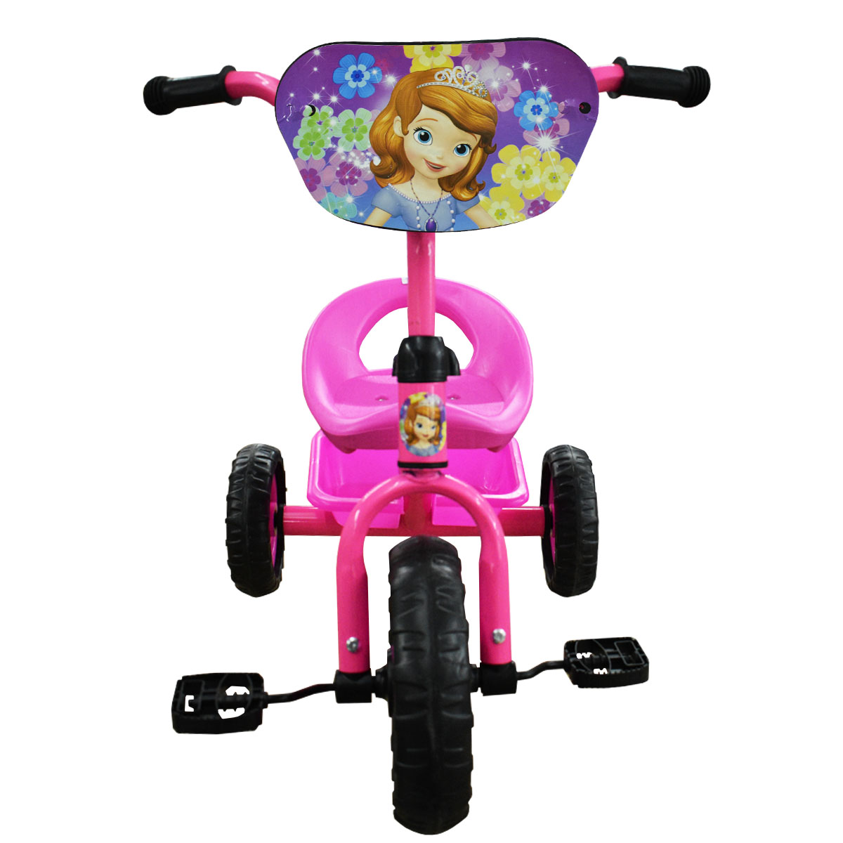Triciclo para niños con Canastilla Princesa Sofia Rosa