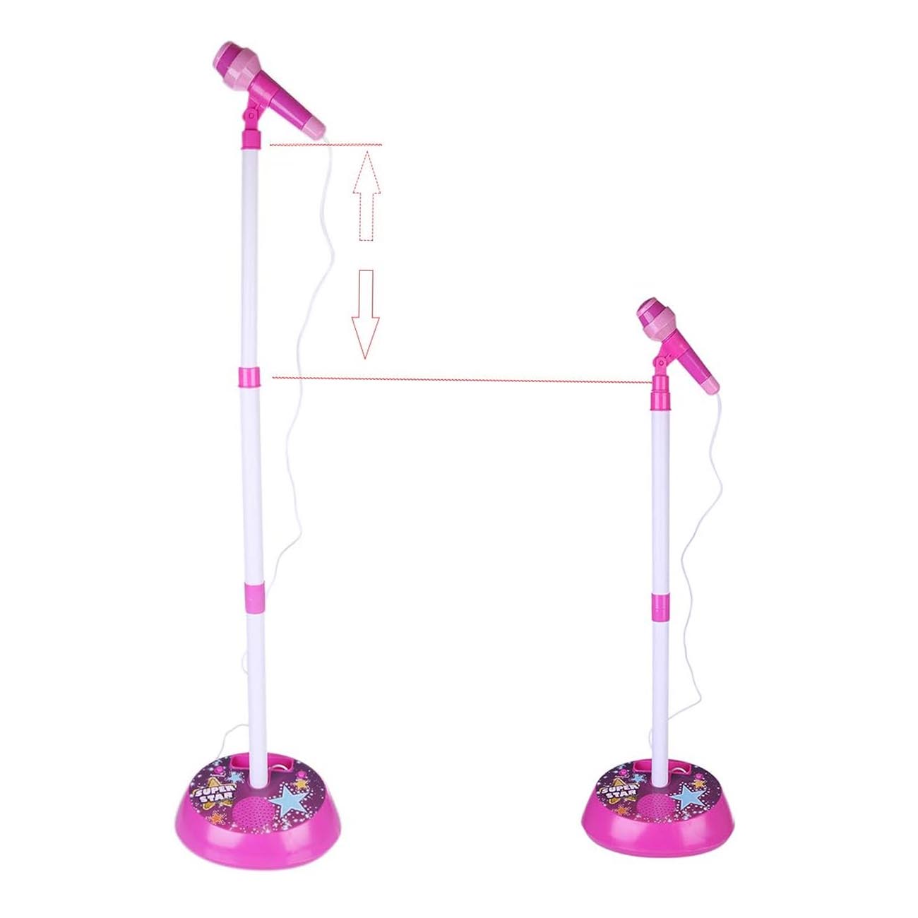 Microfono Musical Pedestal Juguete para niños Rosa