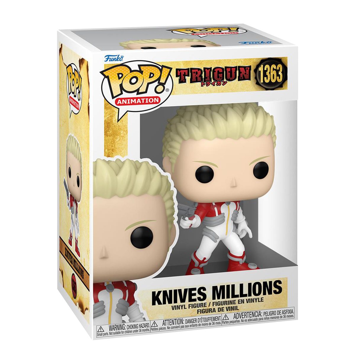 Funko Pop Knives Millions #1363 Trigun Anime Manga Figura Original