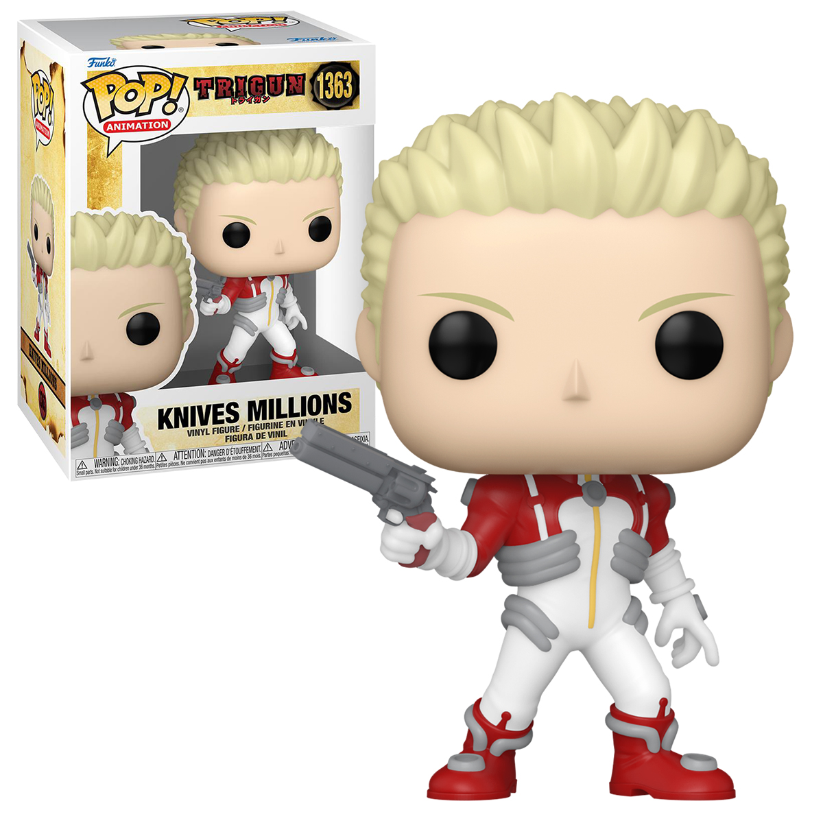 Funko Pop Knives Millions #1363 Trigun Anime Manga Figura Original