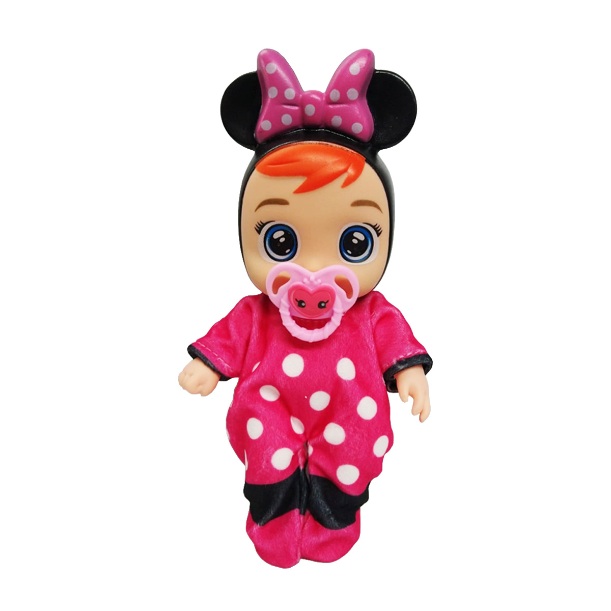 Muñeco Bebe Lloron Minnie Mouse Puntos Rosa
