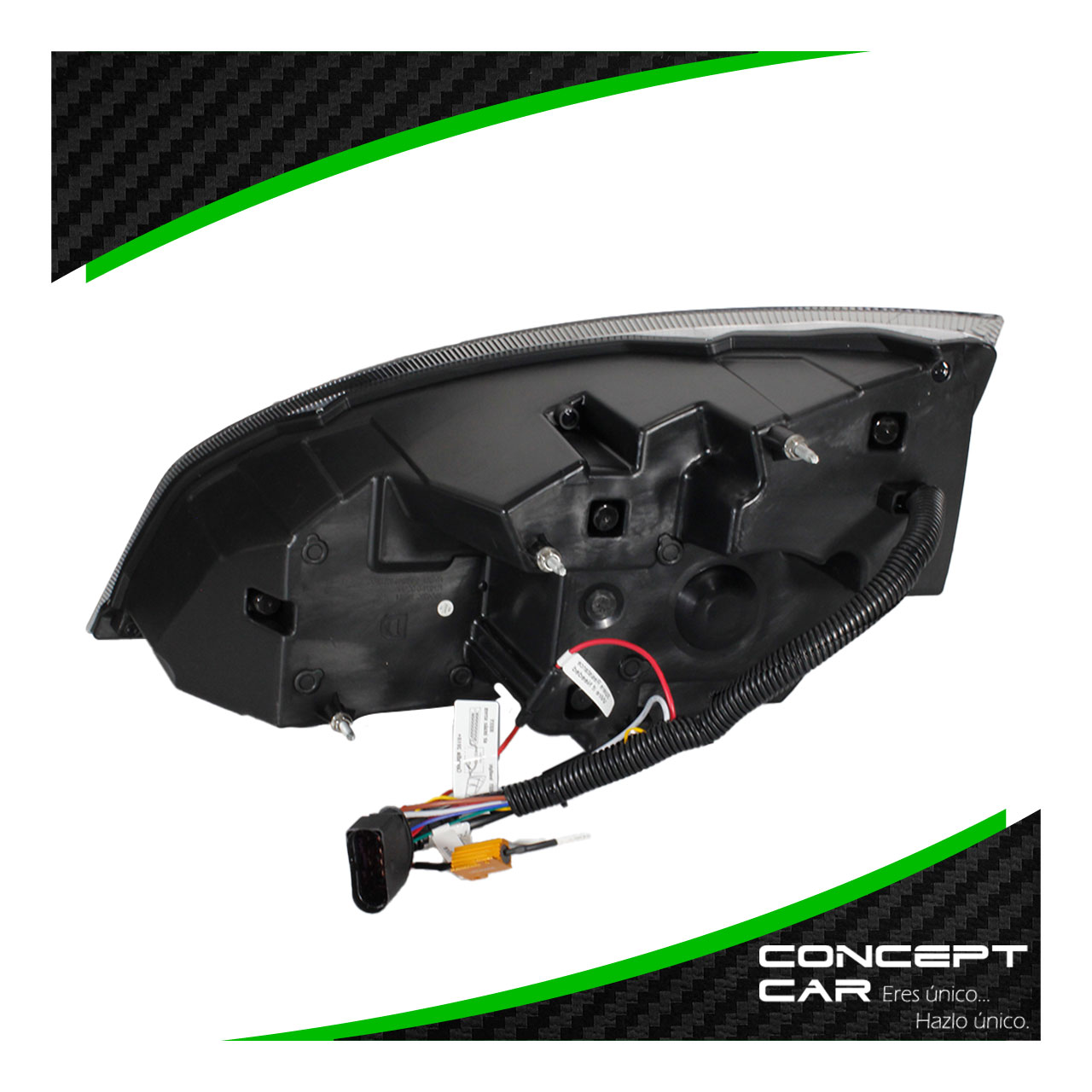 Faro Unidad Freightliner Cascadia Nuevo Led Performa Negro