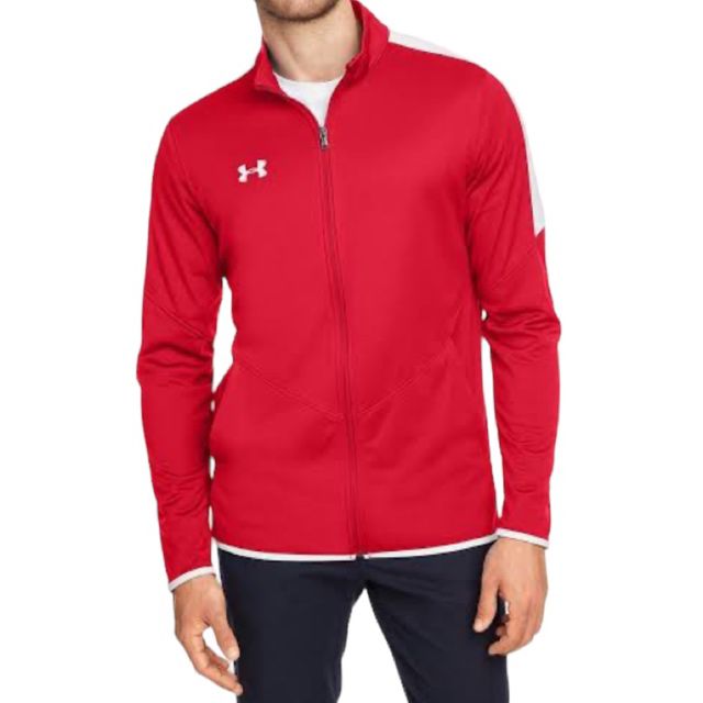 Chamarra Under Armour Rival Knit Roja para Caballero