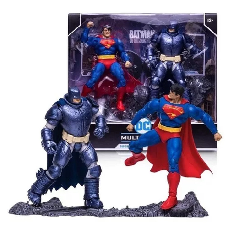 Figura Dc Multiverse Superman Vs Armored Batman 