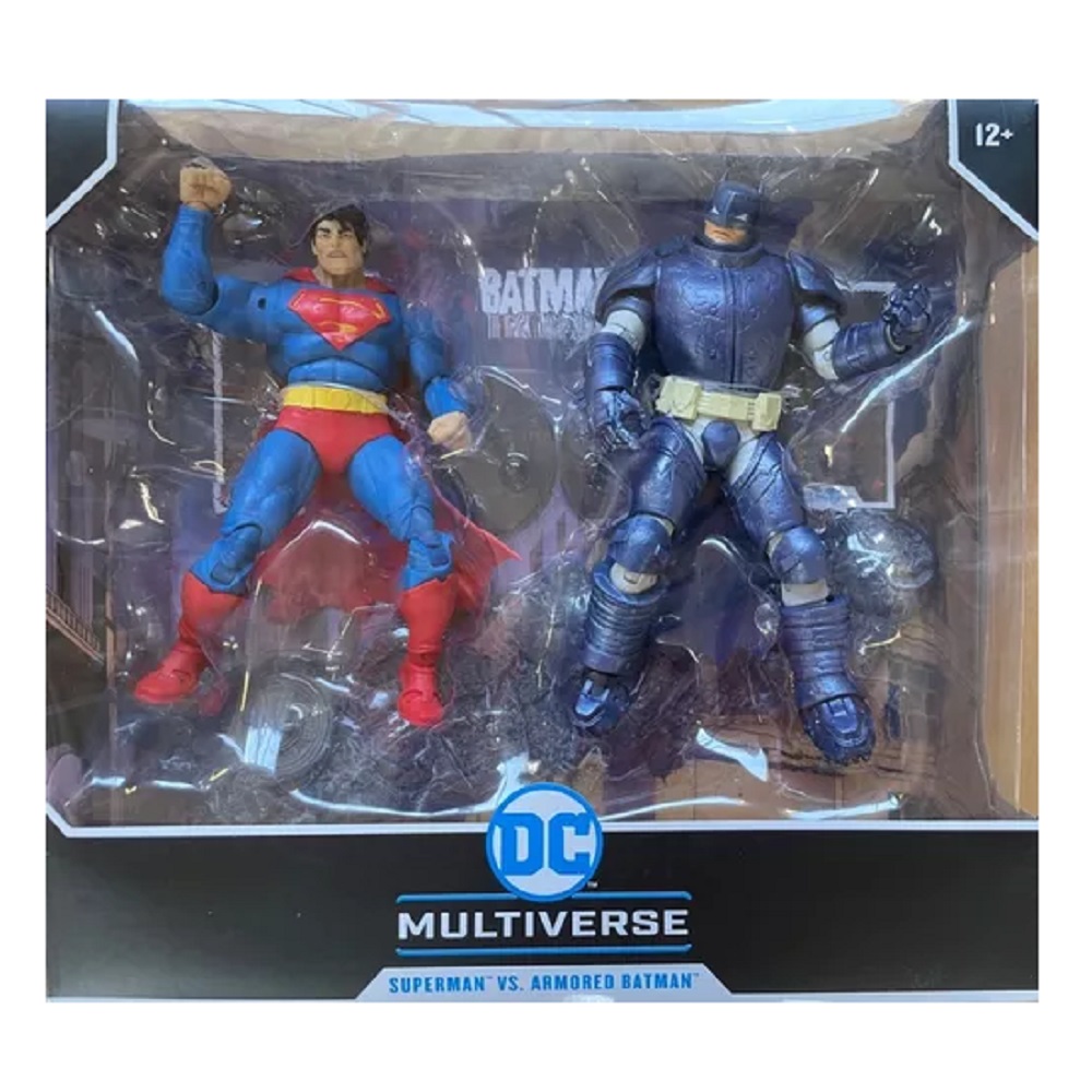 Figura Dc Multiverse Superman Vs Armored Batman 