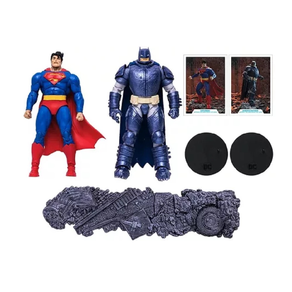 Figura Dc Multiverse Superman Vs Armored Batman 