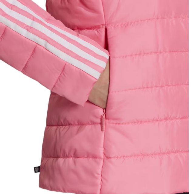 Chamarra Adidas Ajustada Premium con Gorro Rosa para Dama