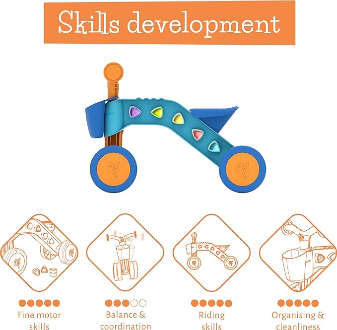 Chillafish Itsibitsi Blocks Azul Correpasillos Con Cesta