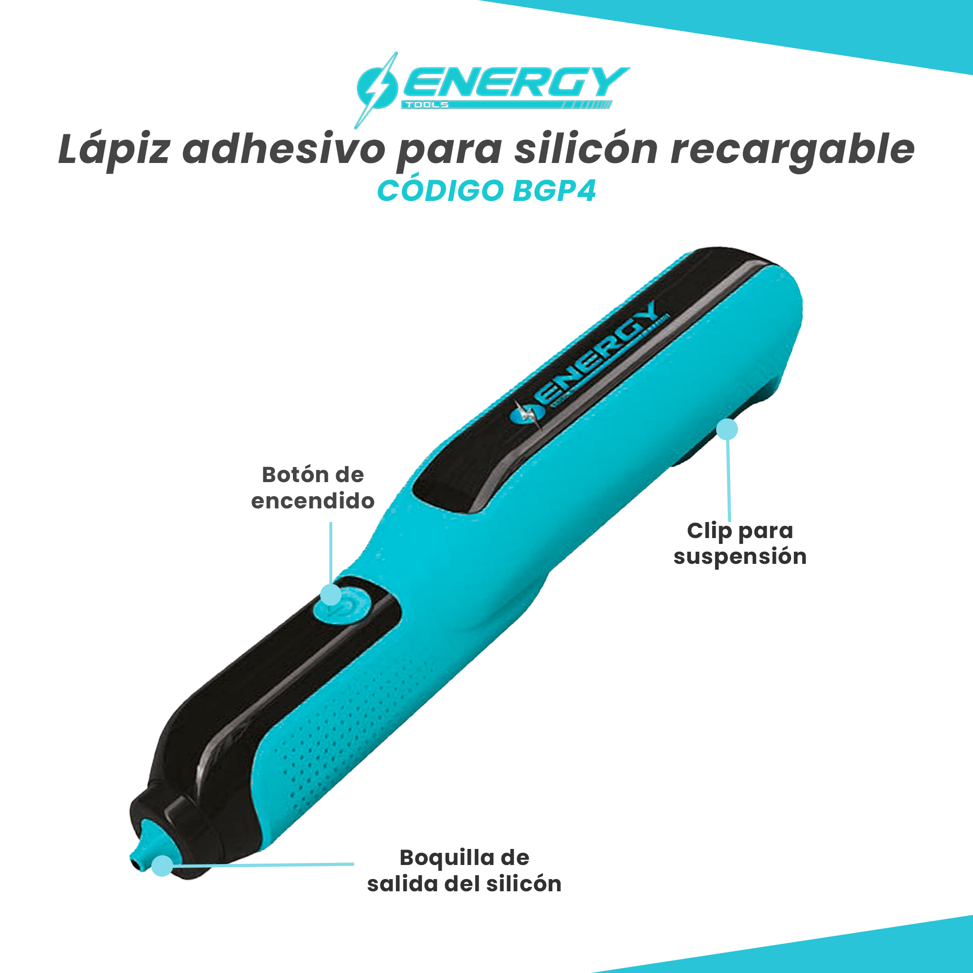 Pistola de Calor - Pistola de Silicon Caliente - Incluye 8 Barras de Silicon Delgadas - Ideal para Manualidades