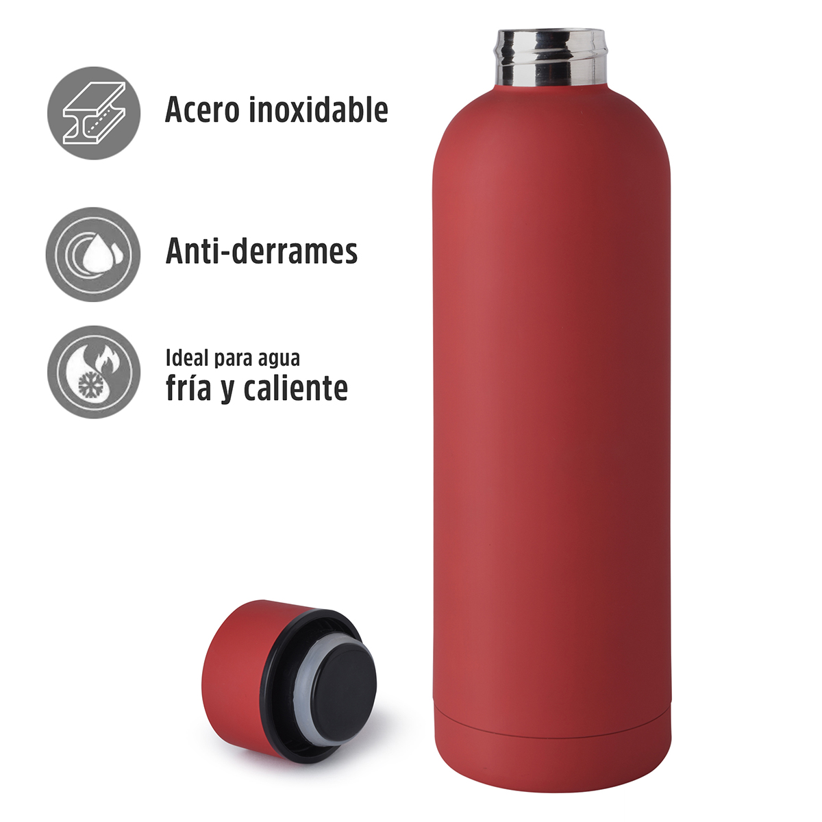 Termo Botella Acero Inoxidable Fría/caliente 750 Mililitros, Vino