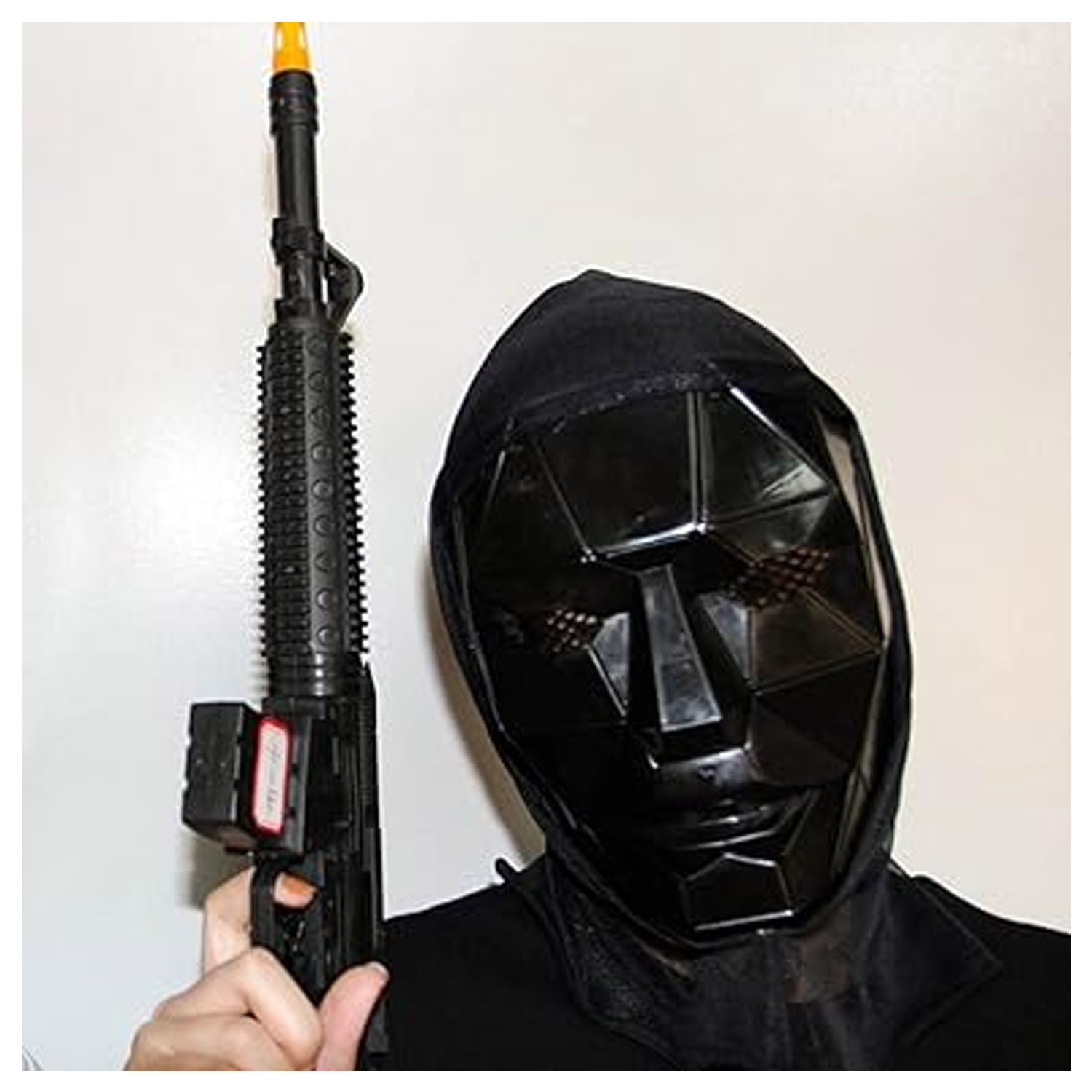 Máscaras para Halloween Skull MXSUI-002-3 2 pzas, 25x18x4cm Plástico PVC Máscara Negra, SkuidBos