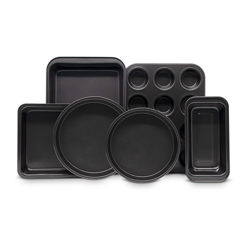 Moldes para Hornear Antiadherentes de Acero 6 Pack