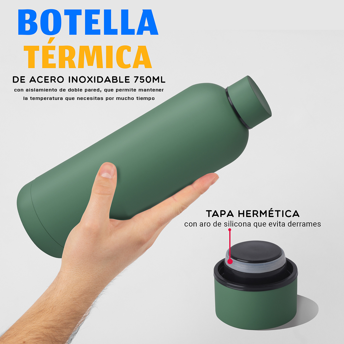 ¡Gran oferta! Mini termo de acero inoxidable para café, botella de agua  para beb