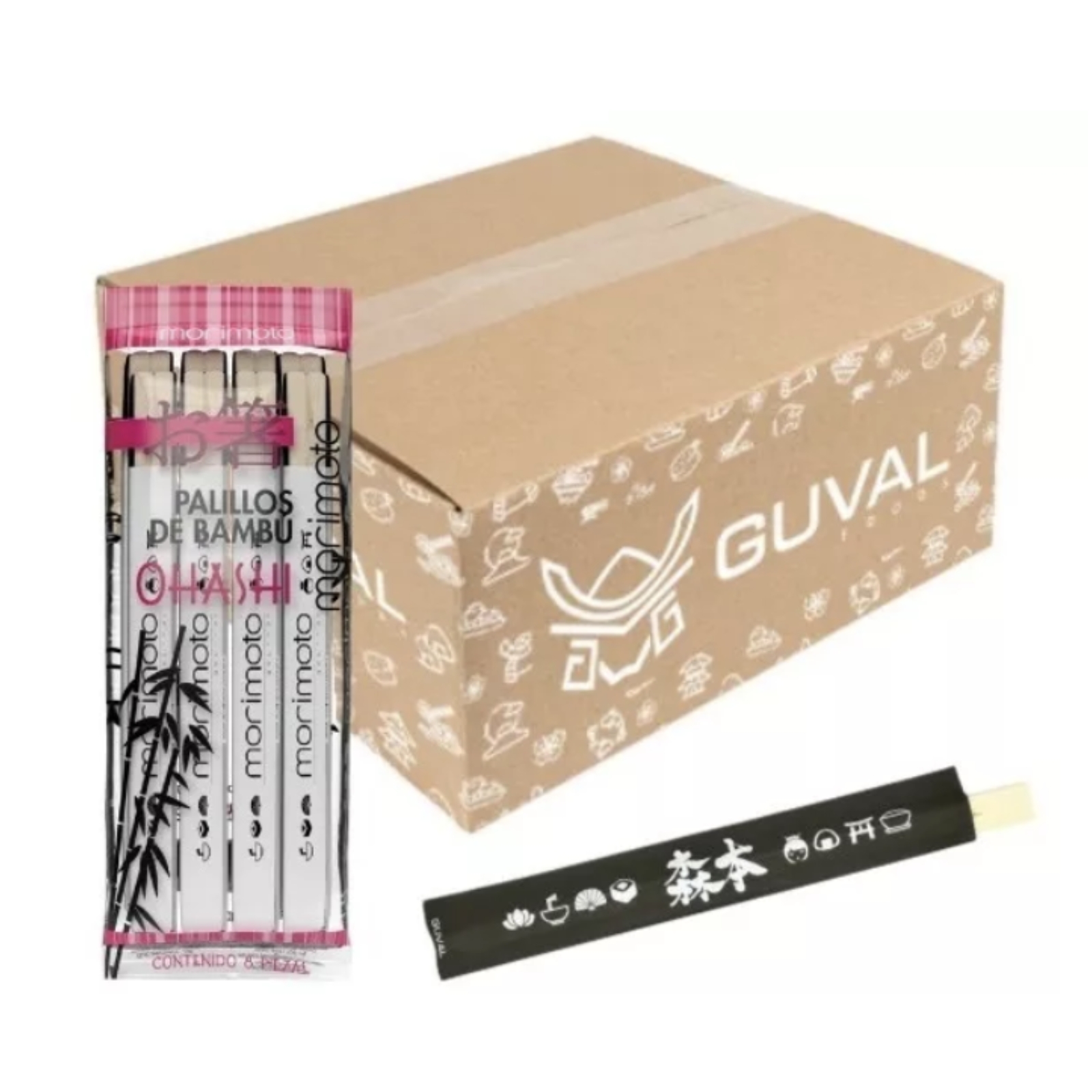 Palillos De Bambú (ohashi) 600 Pares