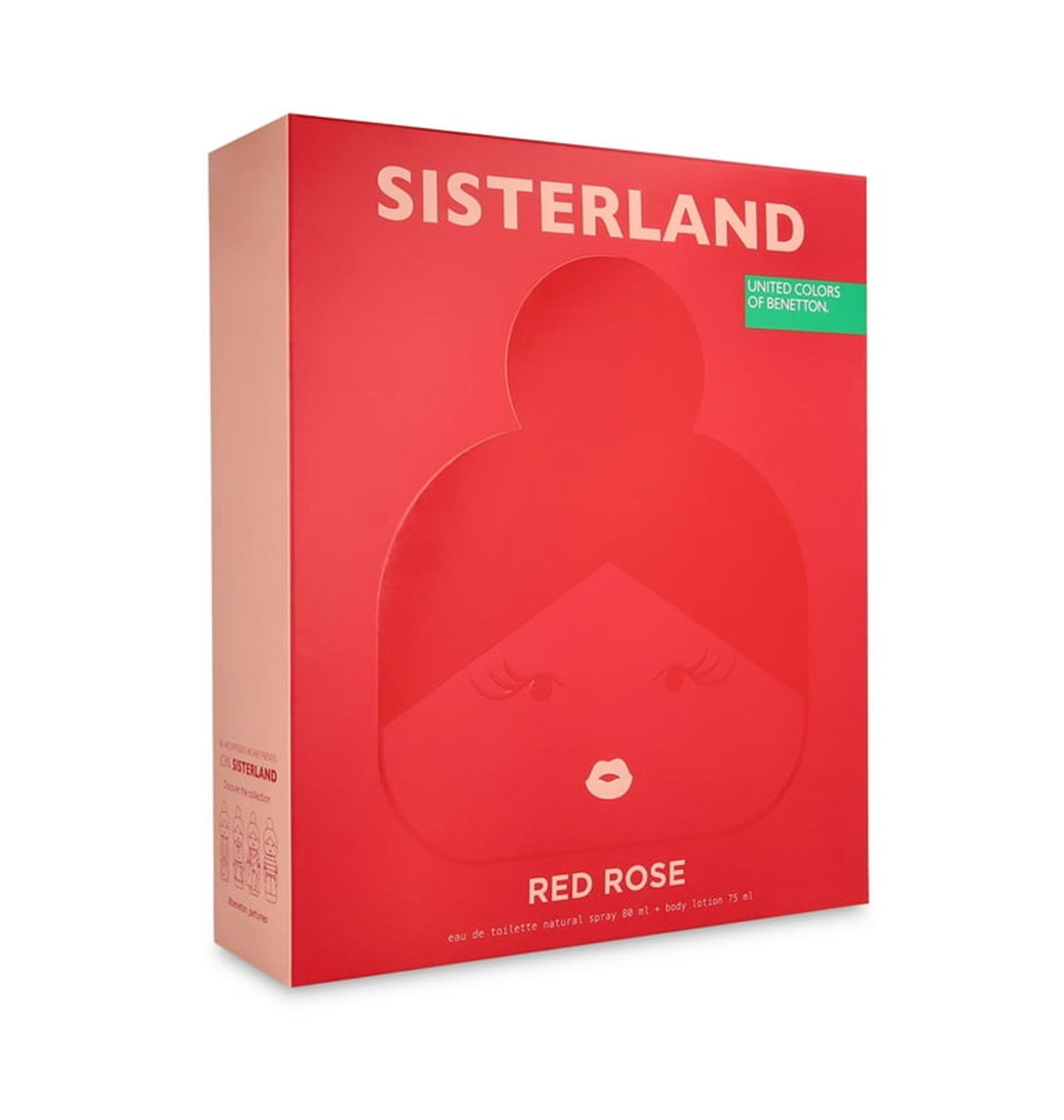 Set Sisterland Benetton Red Rose 2pzs