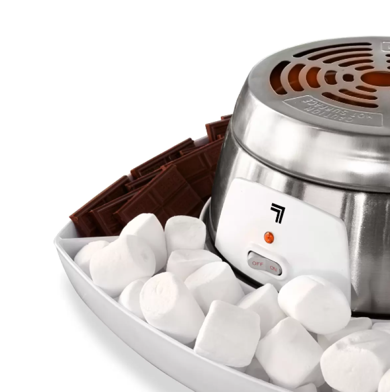 Asador para Bombones Sharper Image 3333010 + Charola y Tenedores