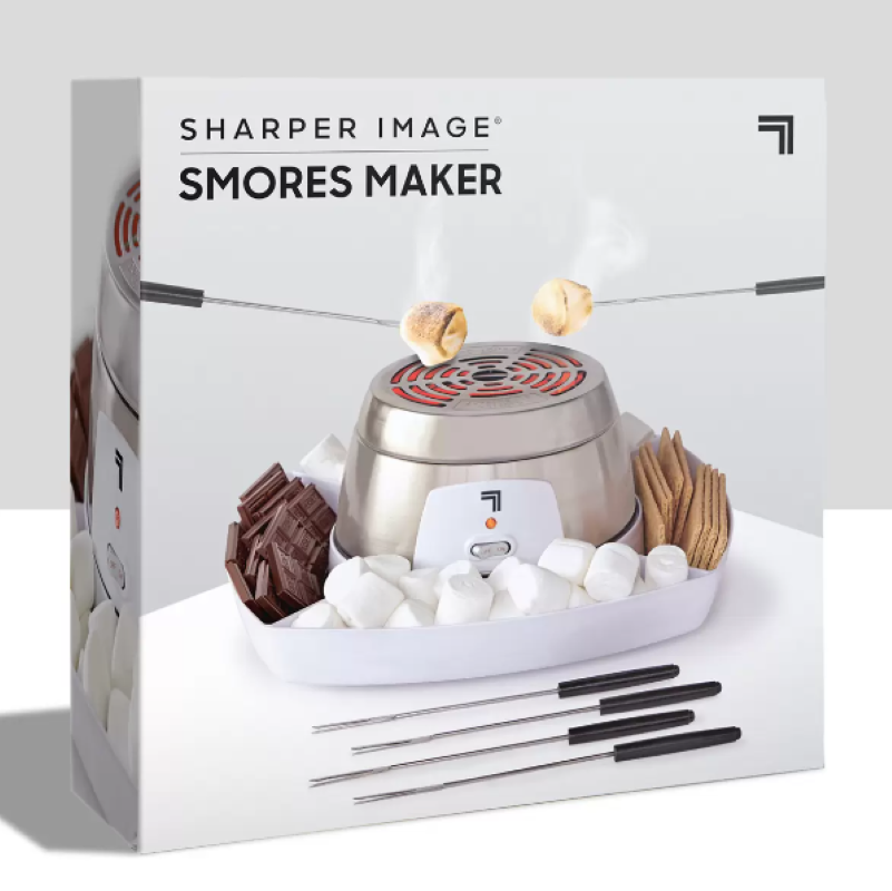 Asador para Bombones Sharper Image 3333010 + Charola y Tenedores