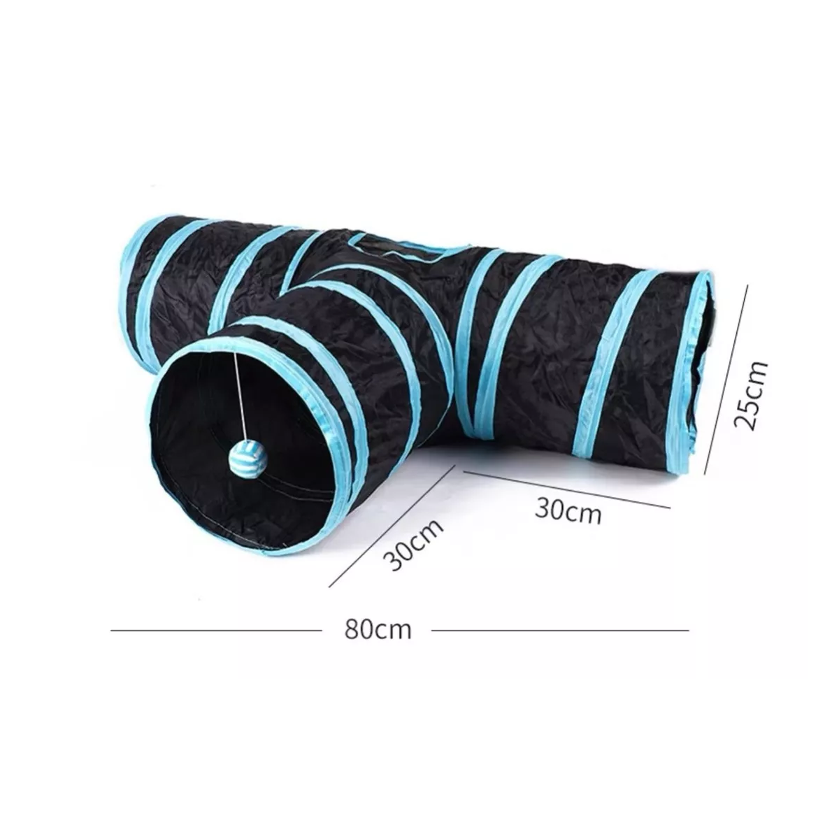 Kit Juego De Túneles De Plumas De Campana Para Gatos, 27 Piezas