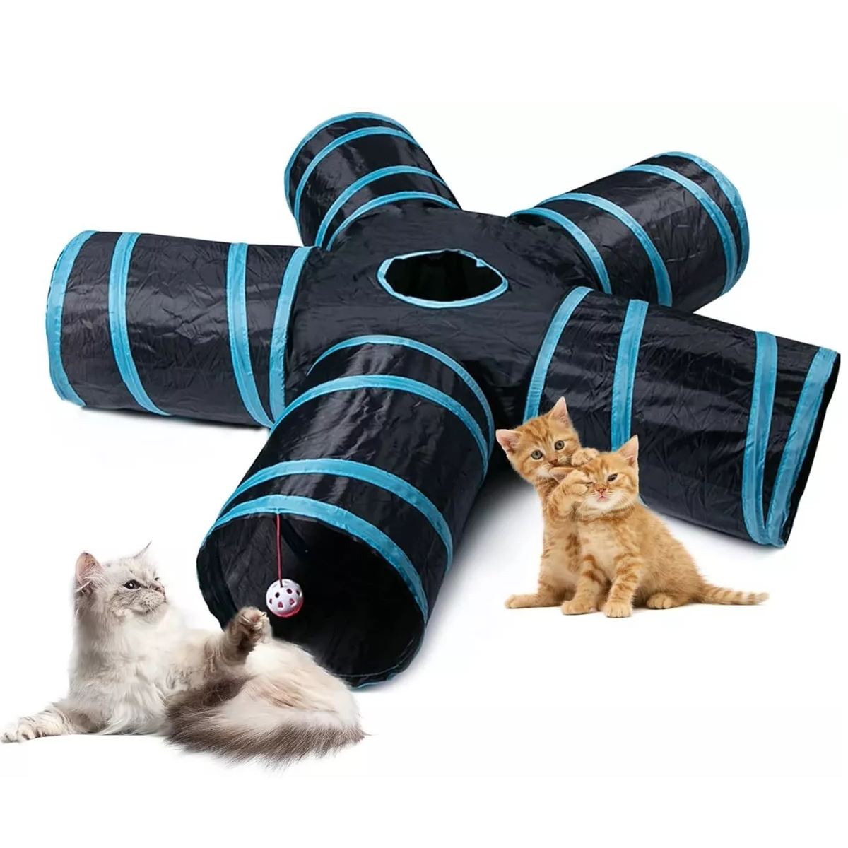 Juguete De Túnel Para Gatos, Cachorros, Conejos, Etc.