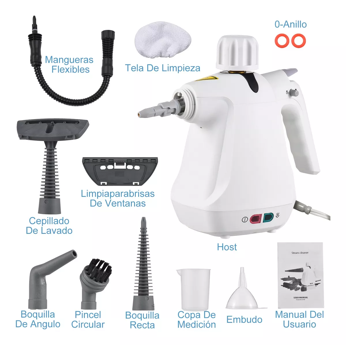 Limpiador De Vapor A Presión De Alta Temperatura De 1000w