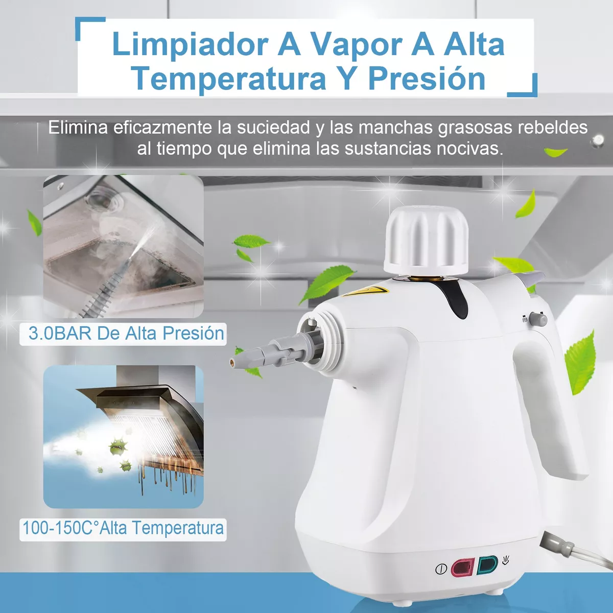 Limpiador De Vapor A Presión De Alta Temperatura De 1000w