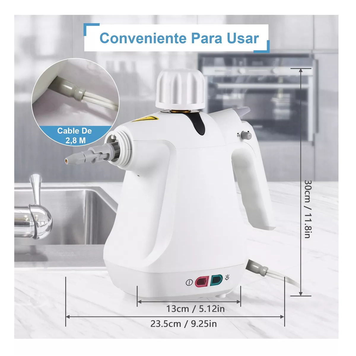 Limpiador De Vapor A Presión De Alta Temperatura De 1000w