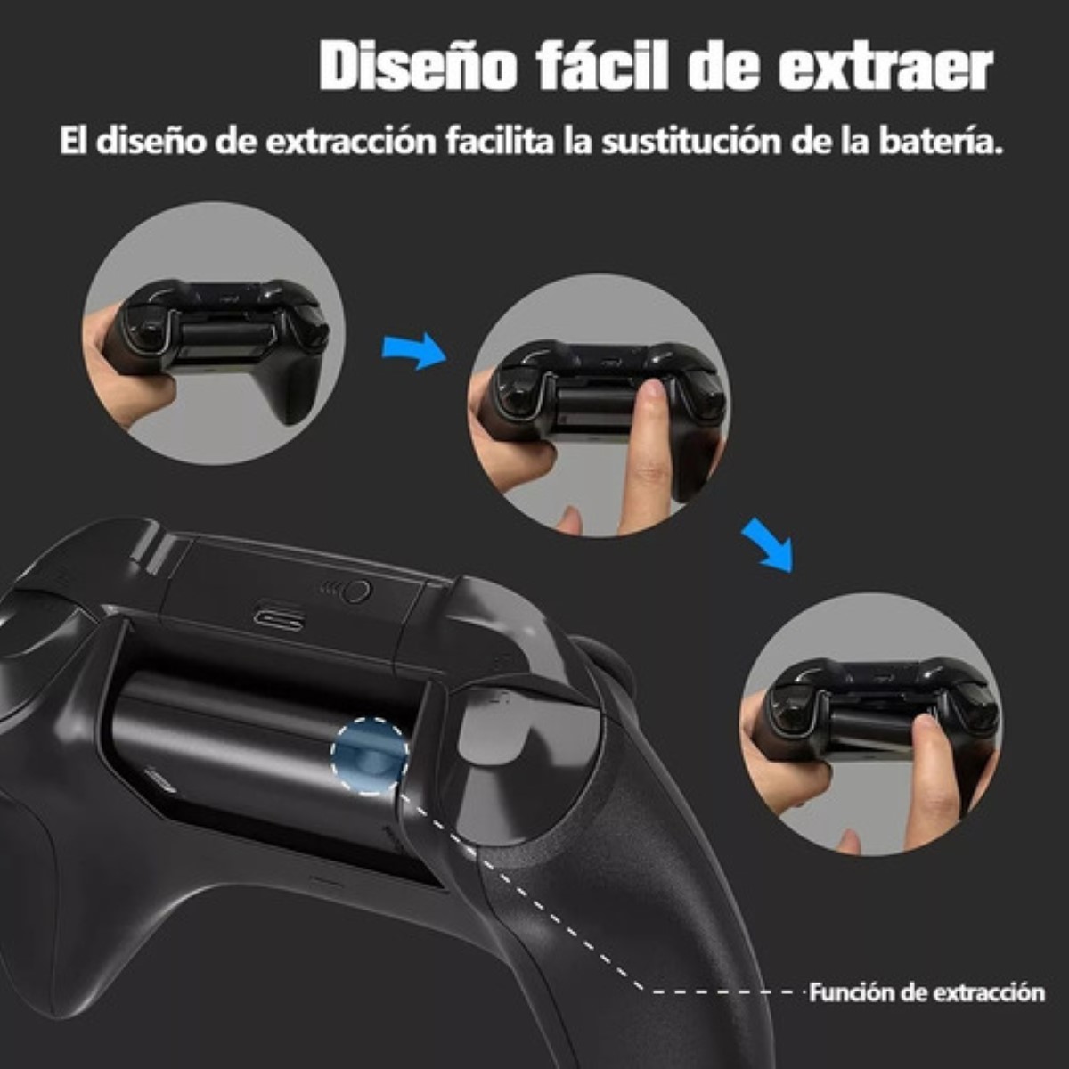 Bateria Recargables Fuente De Pode Para Xbox One/series S/x Nehro