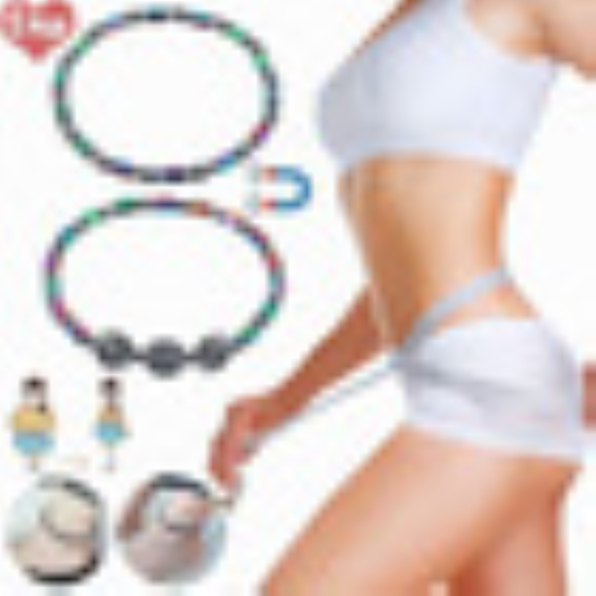2pcs Tobillera Pulsera Deterapia Magnética 7cm Negro/Colores