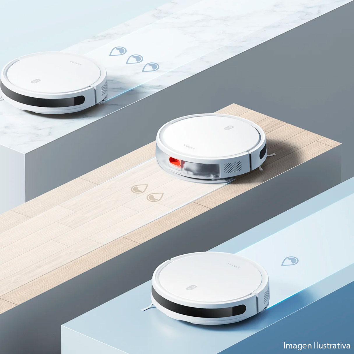 Robot Aspiradora Trapeadora XIAOMI E10 Blanco BHR6783EU 