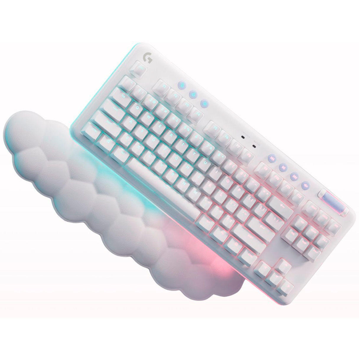 Teclado LOGITECH G715 Switch GX Brown Tactil Blanco Ingles 920-010453