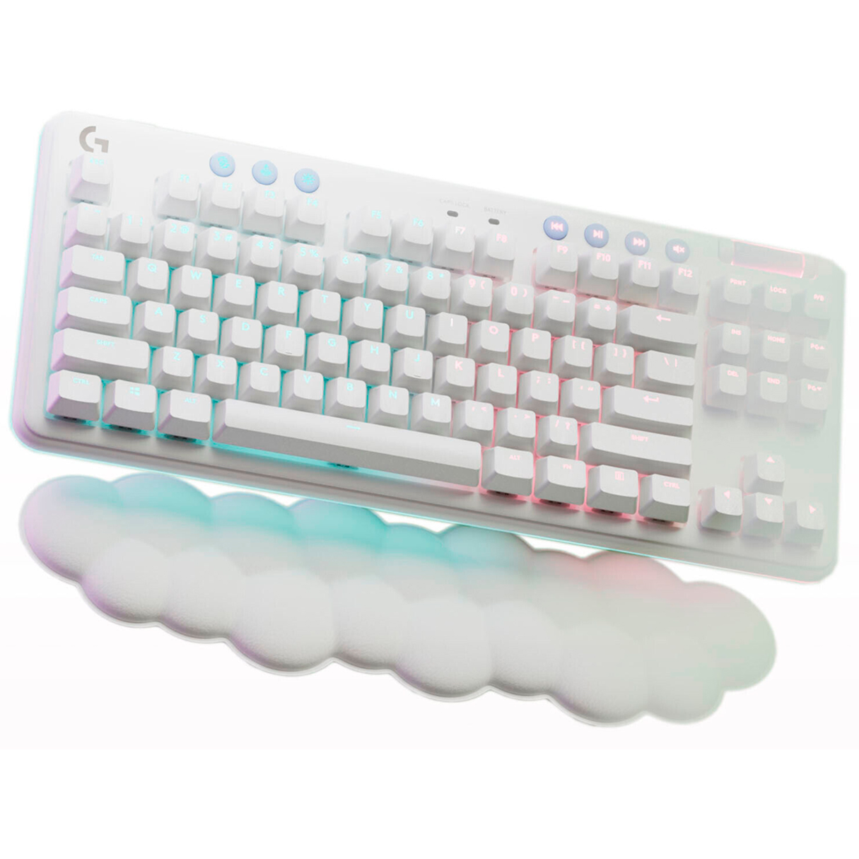 Teclado LOGITECH G715 Switch GX Brown Tactil Blanco Ingles 920-010453