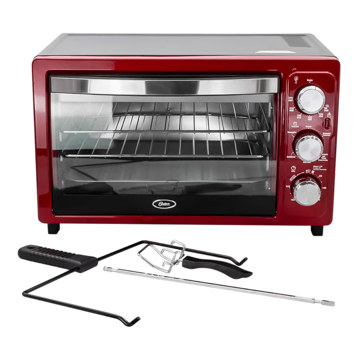 Horno tostador electrico Oster 32Lt 6 Funciones Temporizador