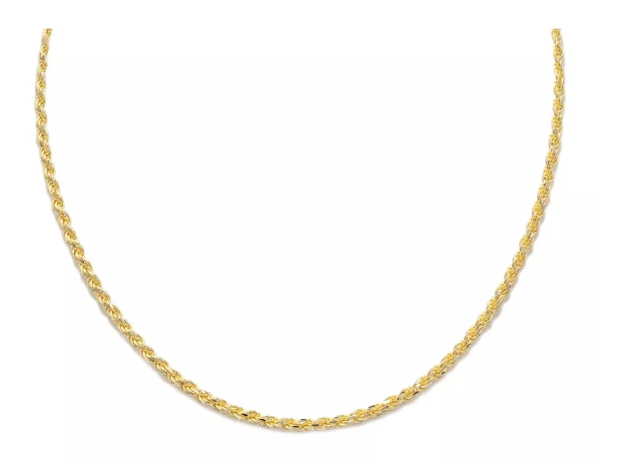 Cadena Torsal 14 Kilates. Oro Fino Joyería.