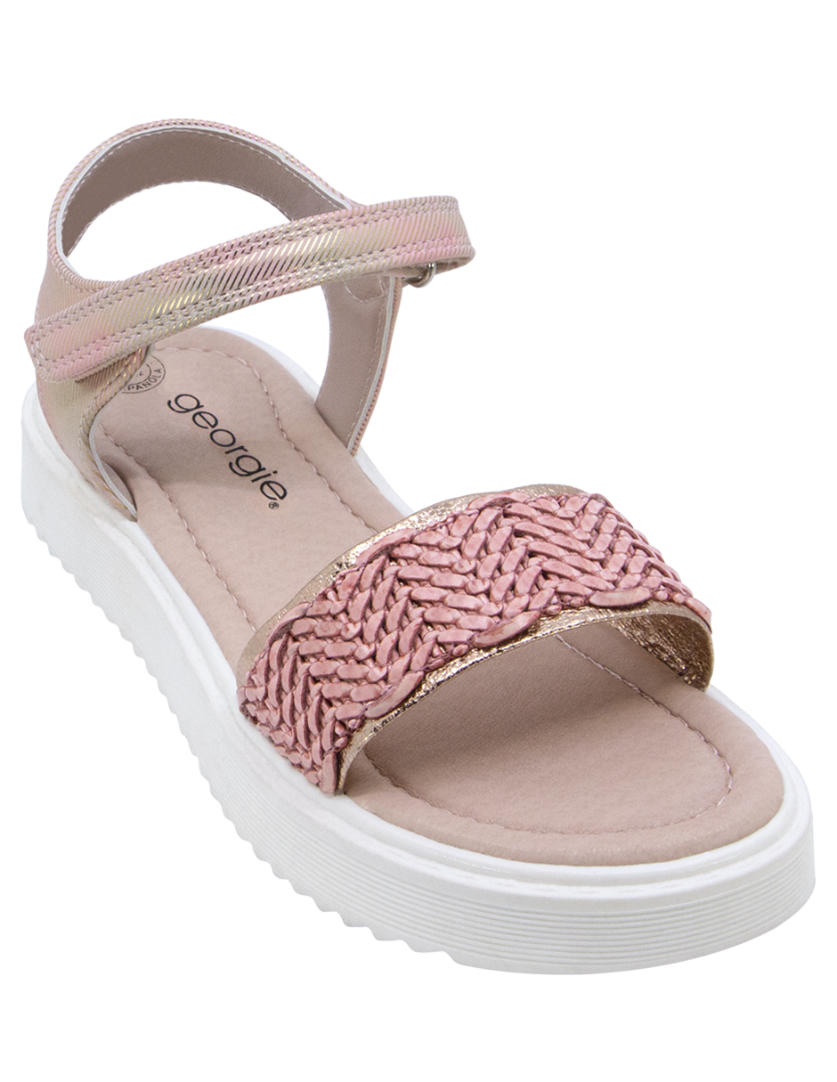 Sandalia Para Niña Georgie Diseñada En Italia Importación