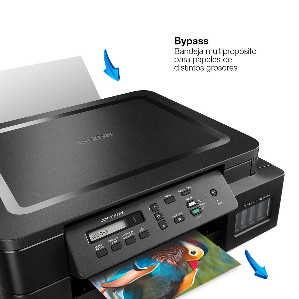 Impresora Multifuncional Brother DCP-T520W  InkBenefit Wi-Fi