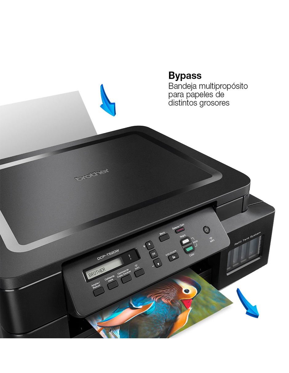 Impresora Multifuncional Brother DCP-T520W  InkBenefit Wi-Fi