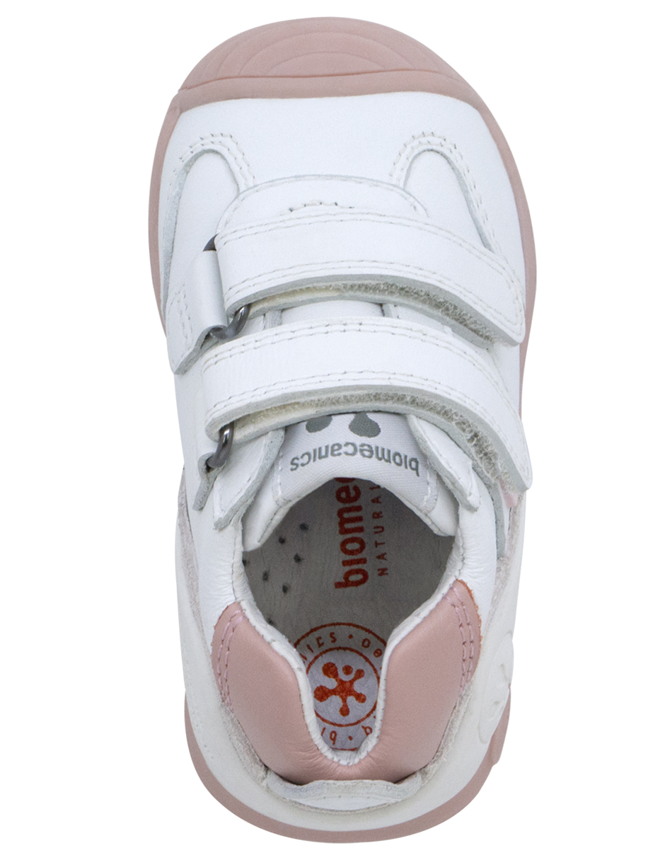 Deportivas blancas unisex Biomecanics 221001-C niño y niña