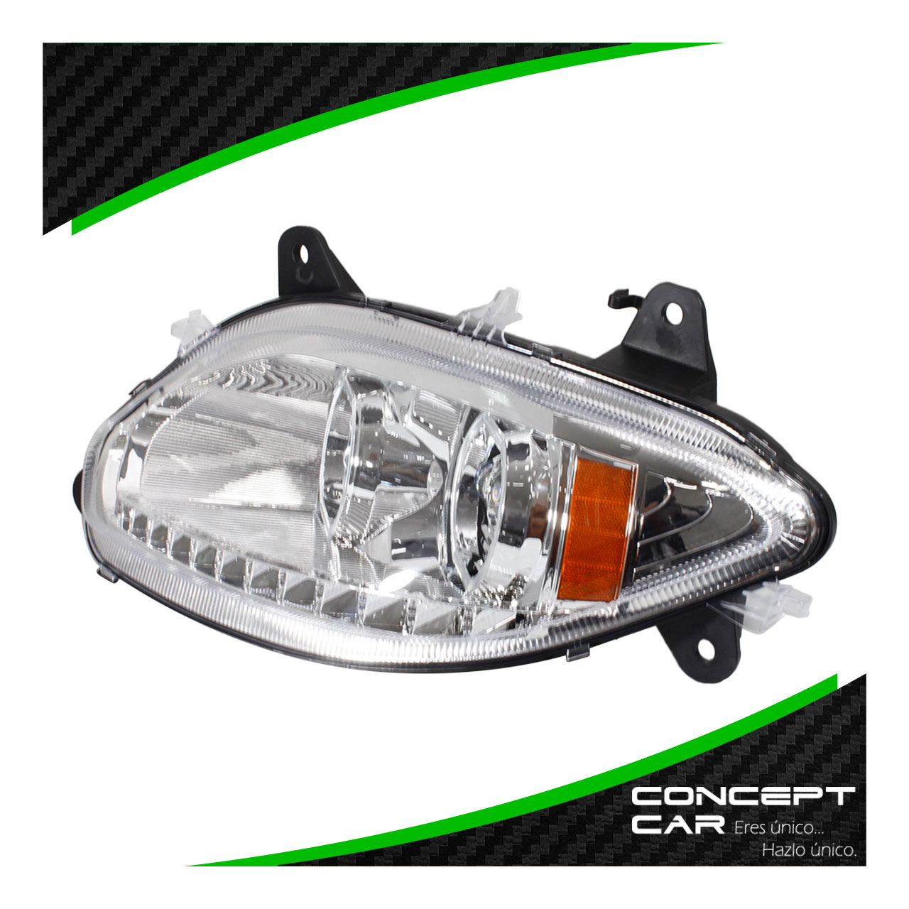 Par Faro Unidad International Lt Led Performance Dual Cromo