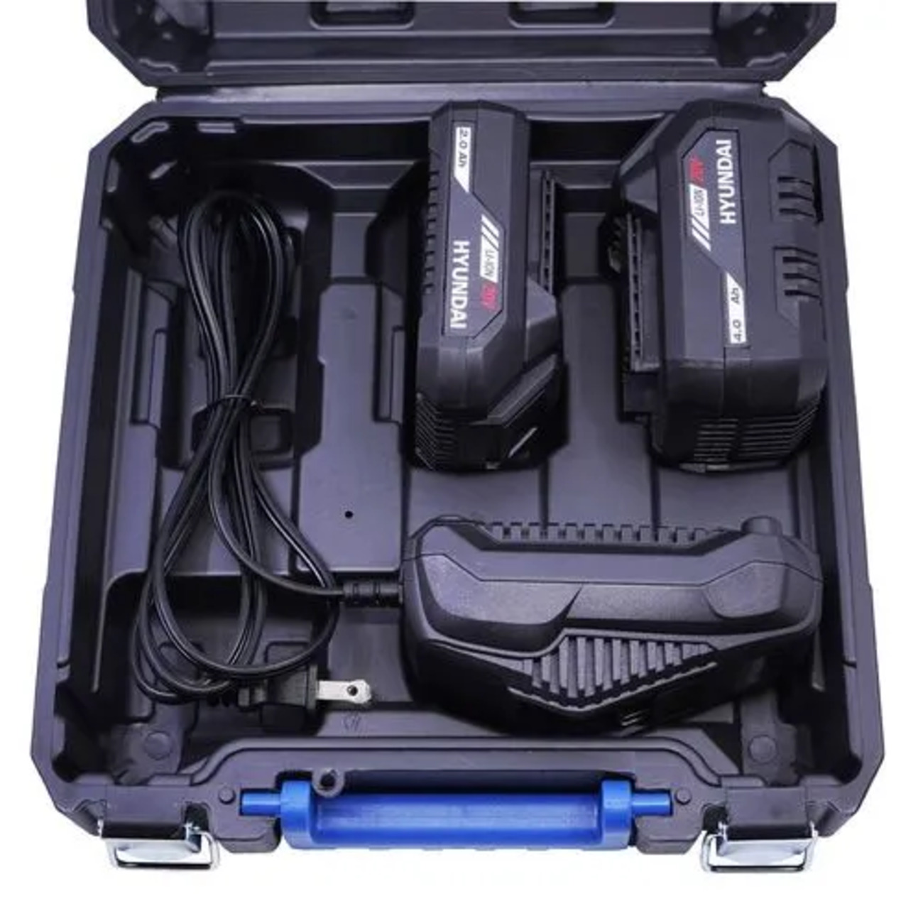 Kit 2 Baterias 2.0 Mah/4.0mah/ 1 Cargador Hyundai P/Herramienta 20v ...