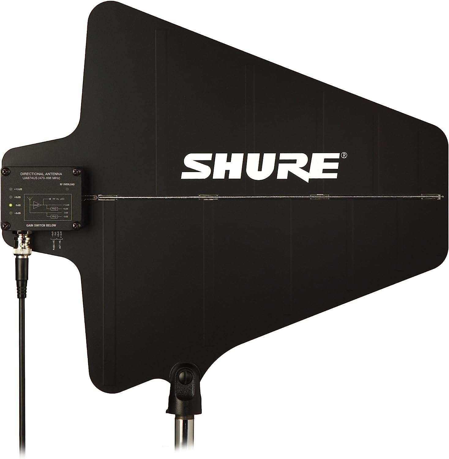 Shure Ua874wb Antena Direccional Activa 470 - 900 mhz